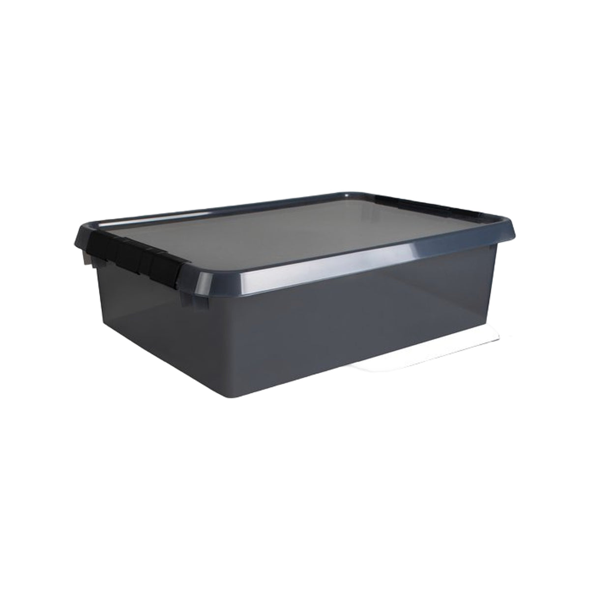 Sunware Comfort line opbergbox 32L transparant grijs - zwart