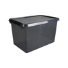 Sunware Comfort line opbergbox 62L transparant grijs - zwart