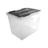 Sunware Onyx opbergbox 40L transparant antraciet