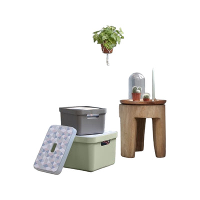 Sunware Sigma home opbergbox 24L groen