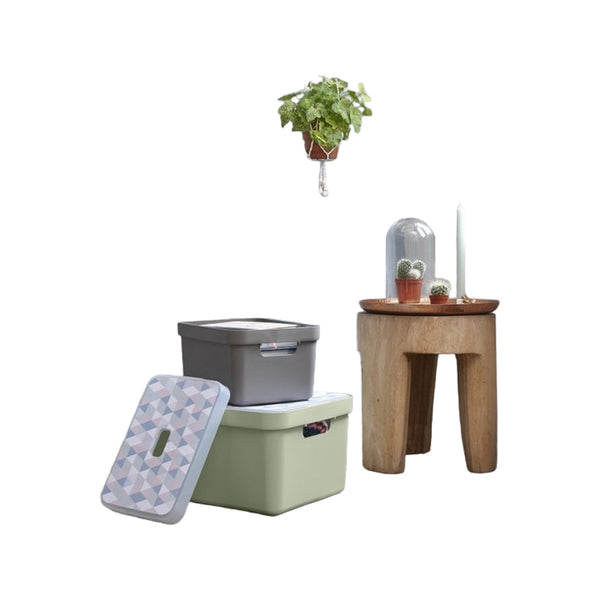 Sunware Sigma home opbergbox 24L groen