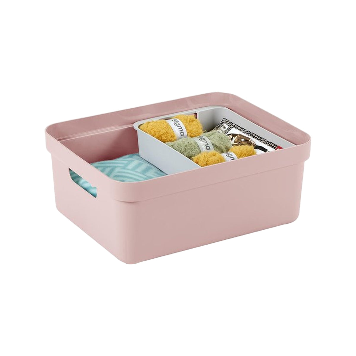 Sunware Sigma home opbergbox 24L roze