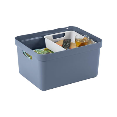 Sunware Sigma home opbergbox 32L donkerblauw