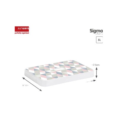 Sunware Sigma Home Deksel Triangel Opbergbox 5L