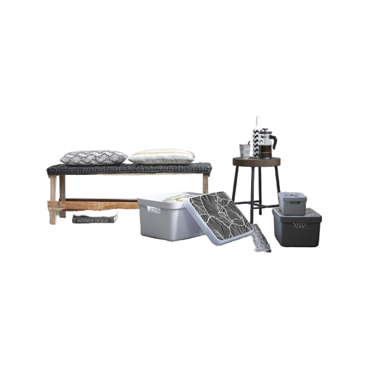 Sunware Sigma home deksel bladeren - opbergbox 24L en 32L