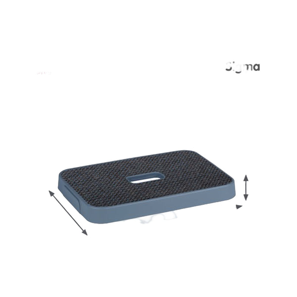 Sunware Sigma home deksel stof donkerblauw - opbergbox 5L