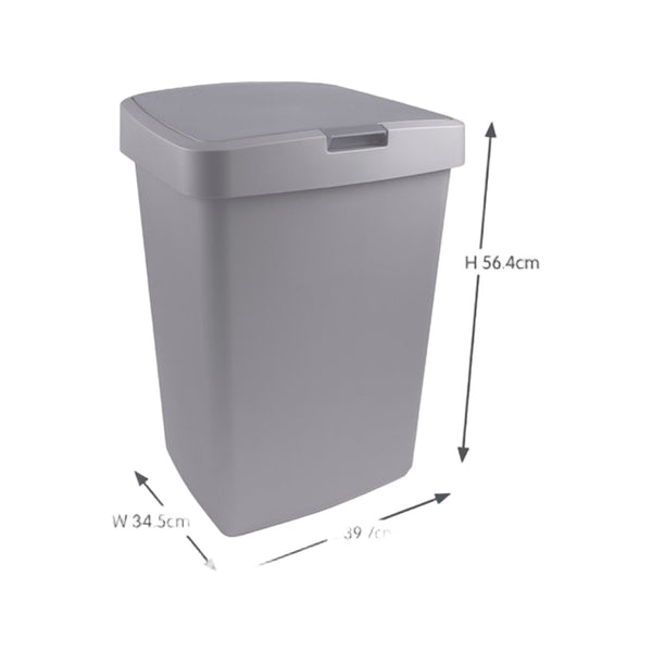 Sunware Delta prullenbak klep 50L grijs