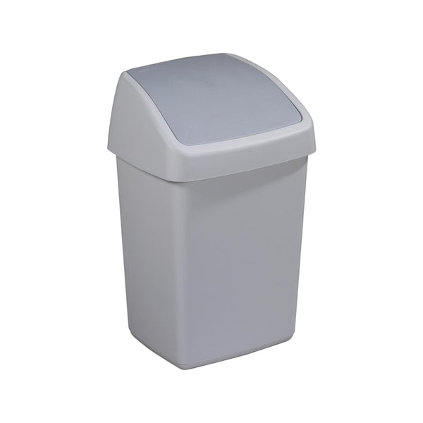 Sunware Delta prullenbak met swingdeksel 10L grijs
