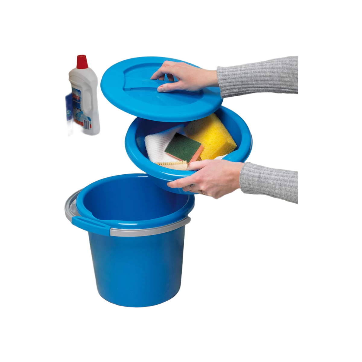 Sunware Water-line deksel - voor emmer 12L blauw