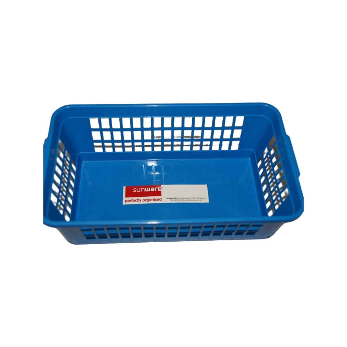 Sunware Basic opbergmandje groot blauw
