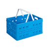 Sunware Square vouwkrat met handgreep 32L blauw