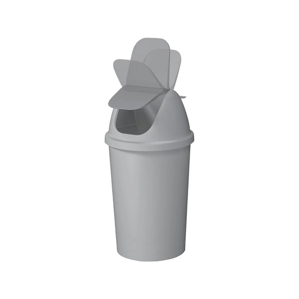 Sunware Twinga Waste Bin with Swing Lid 45L Grey