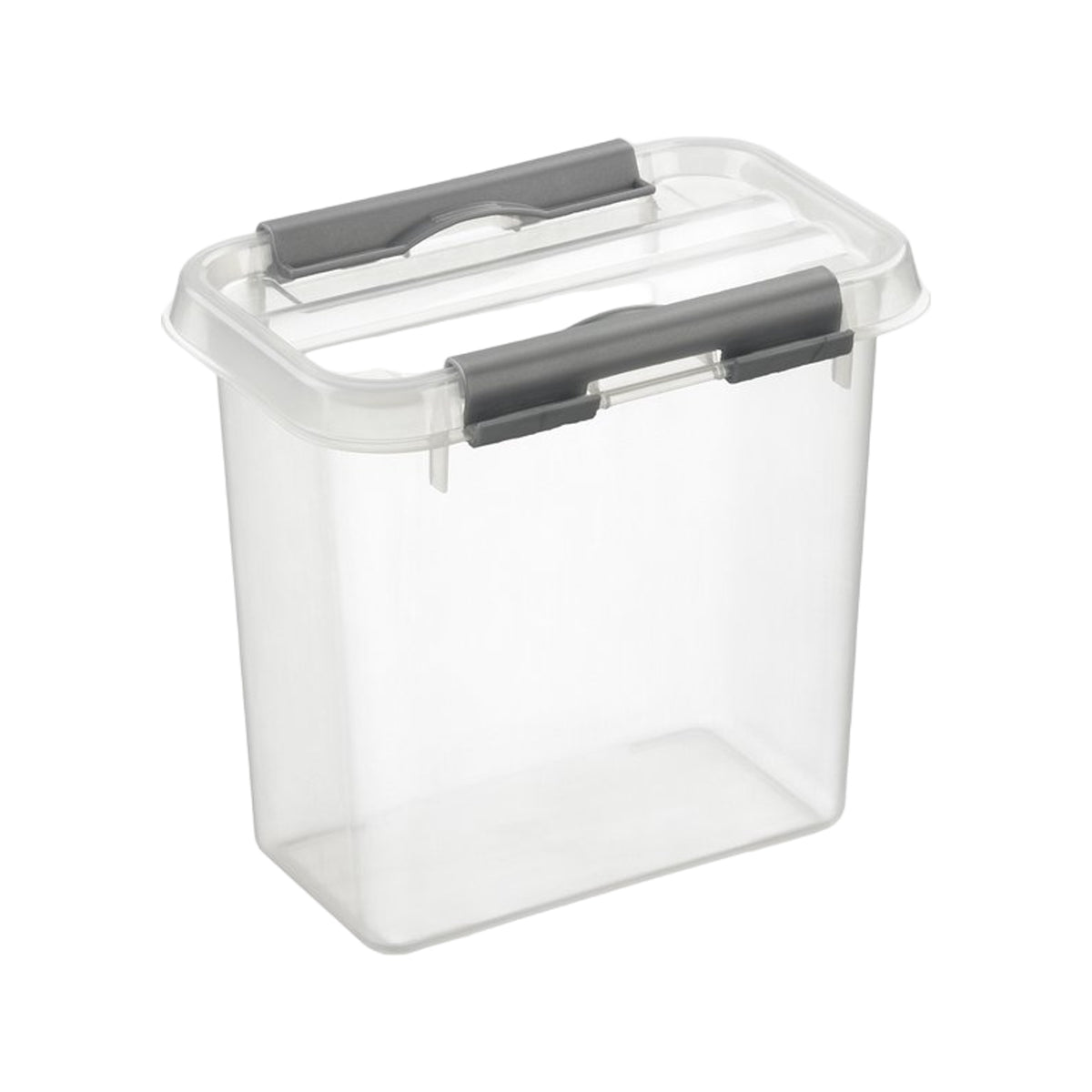 Sunware Q-line opbergbox 1,1L transparant metaal