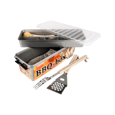 Sunware Q-line bbq box met inzet 9,5L metaal zwart