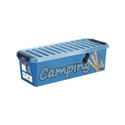 Sunware Q-line camping box met inzet 9,5L blauw zwart