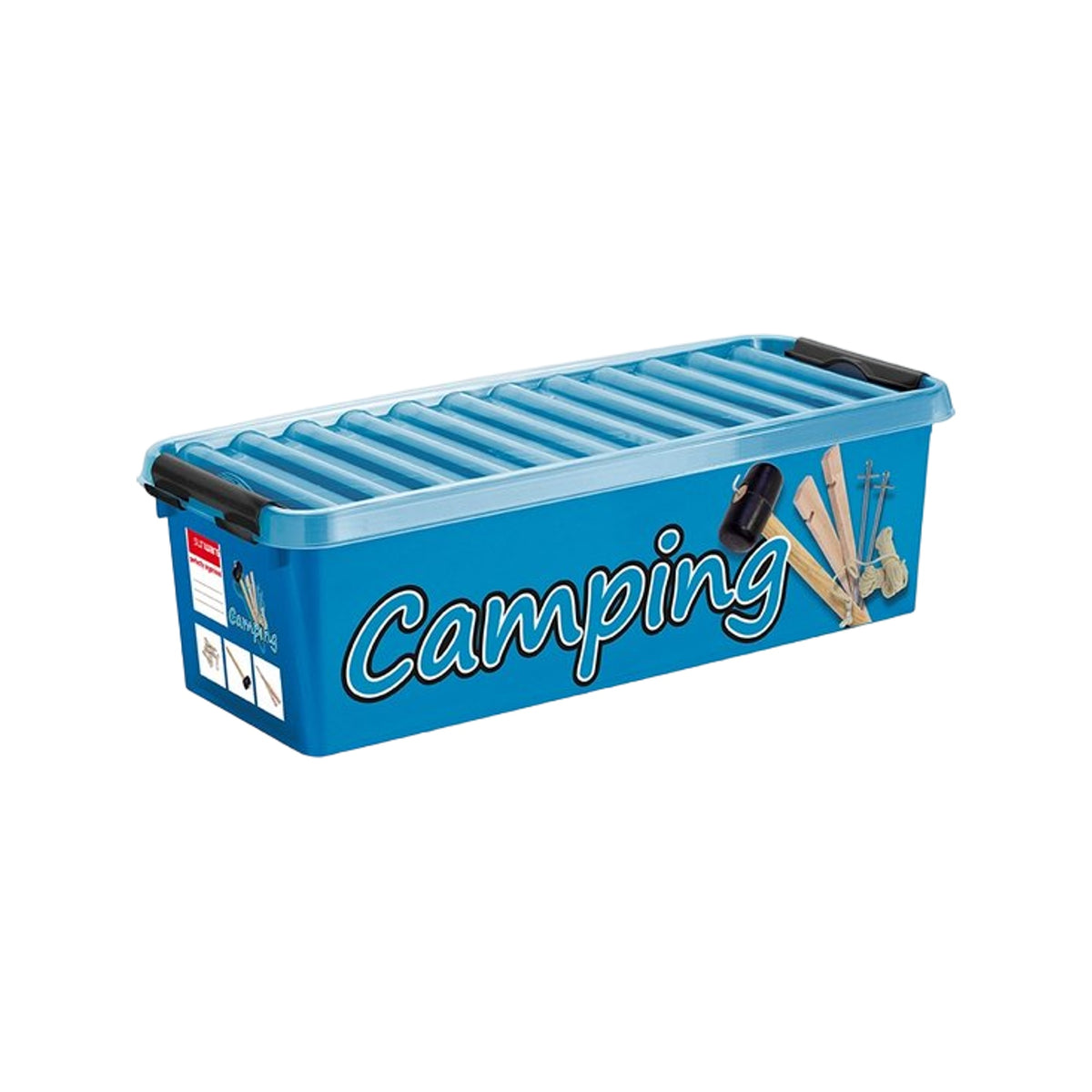 Sunware Q-line camping box met inzet 9,5L blauw zwart