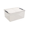 Sunware Q-line opbergbox 120L transparant metaal