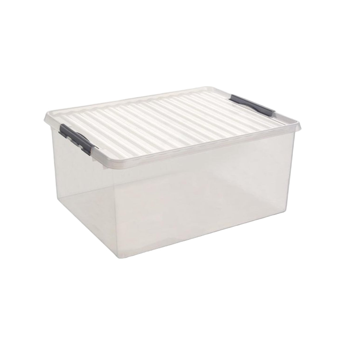 Sunware Q-line opbergbox 120L transparant metaal