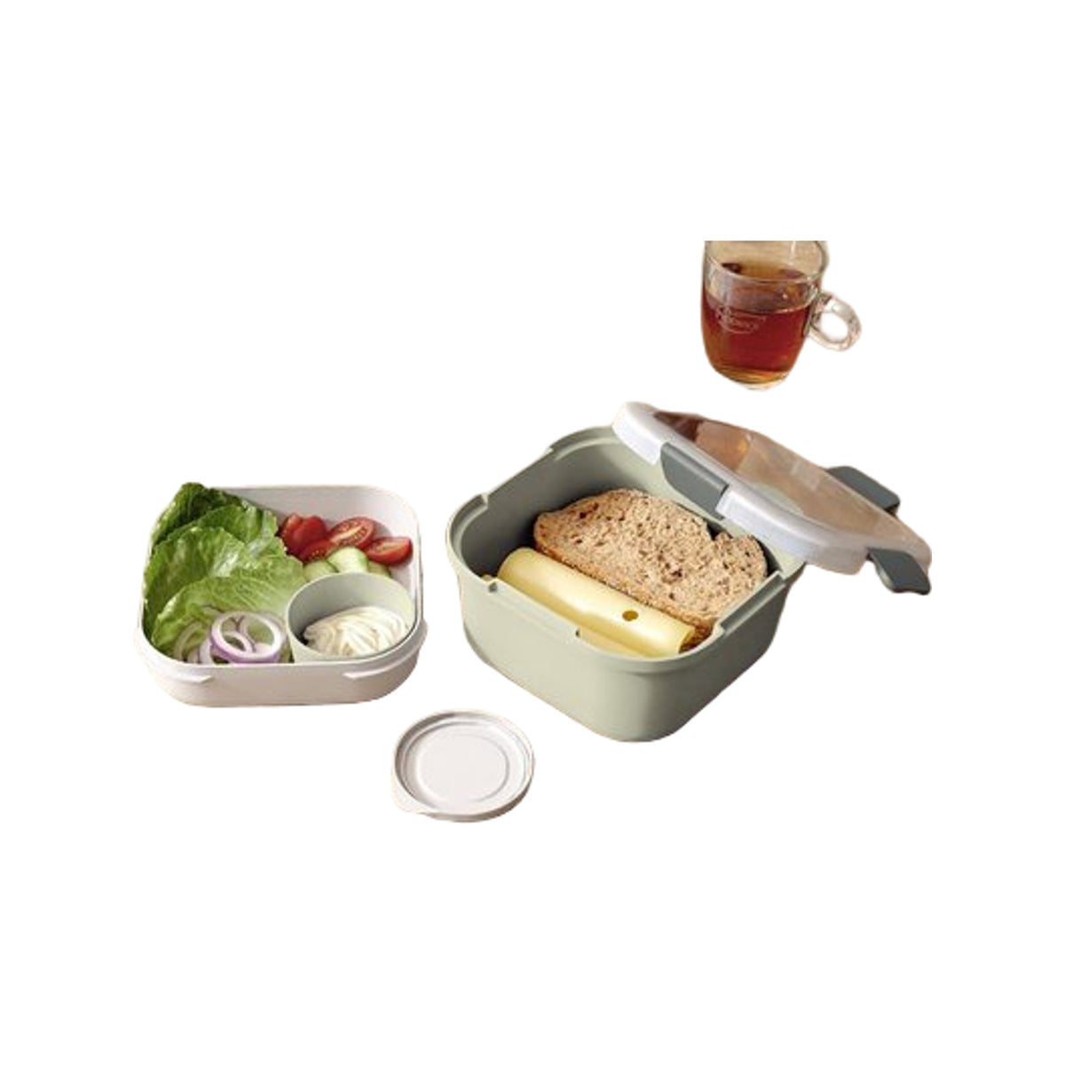 Sunware Sigma Home Food to go lunchbox groen donkergroen