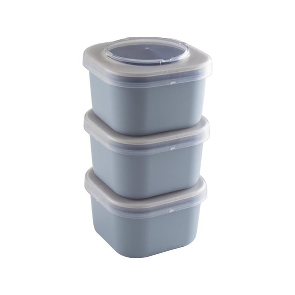 Sunware Sigma home Food to go lunchbakje set van 3 blauw