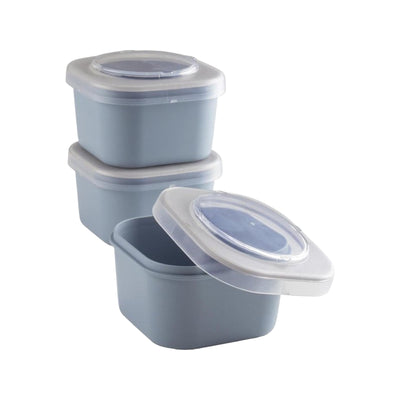 Sunware Sigma home Food to go lunchbakje set van 3 blauw