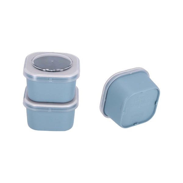 Sunware Sigma home Food to go lunchbakje set van 3 blauw