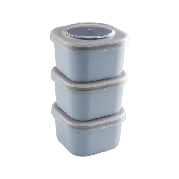 Sunware Sigma home Food to go lunchbakje set van 3 blauw