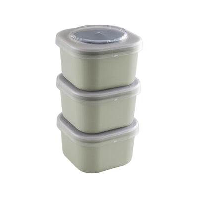Sunware Sigma home Food to go lunchbakje set van 3 groen
