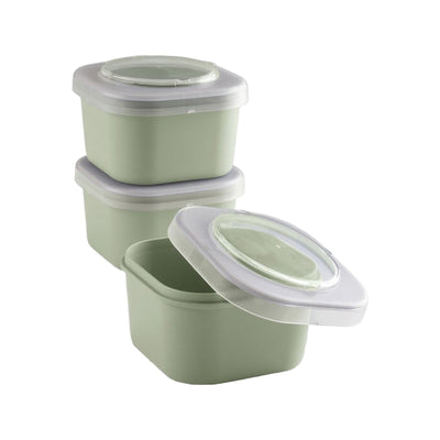 Sunware Sigma home Food to go lunchbakje set van 3 groen