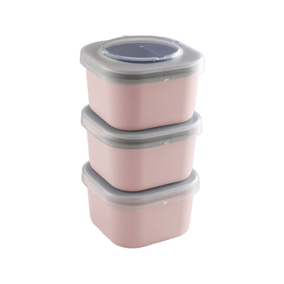 Sunware Sigma home Food to go lunchbakje set van 3 roze