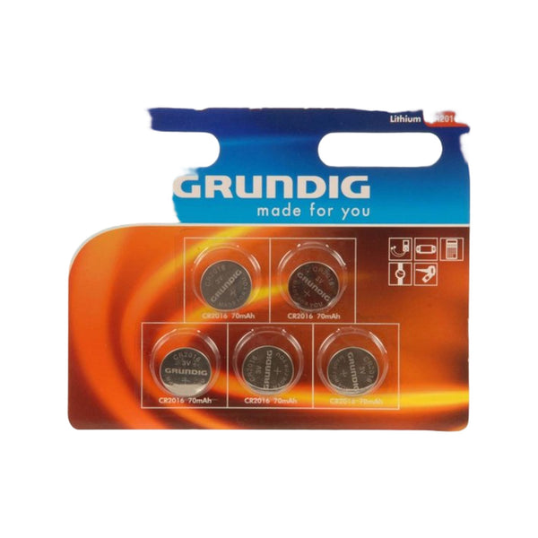 Grundig Knoopcel 5Pcs Cr2016