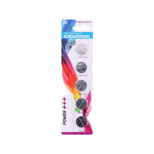 Grundig Knoopcel 5Pcs Cr2016
