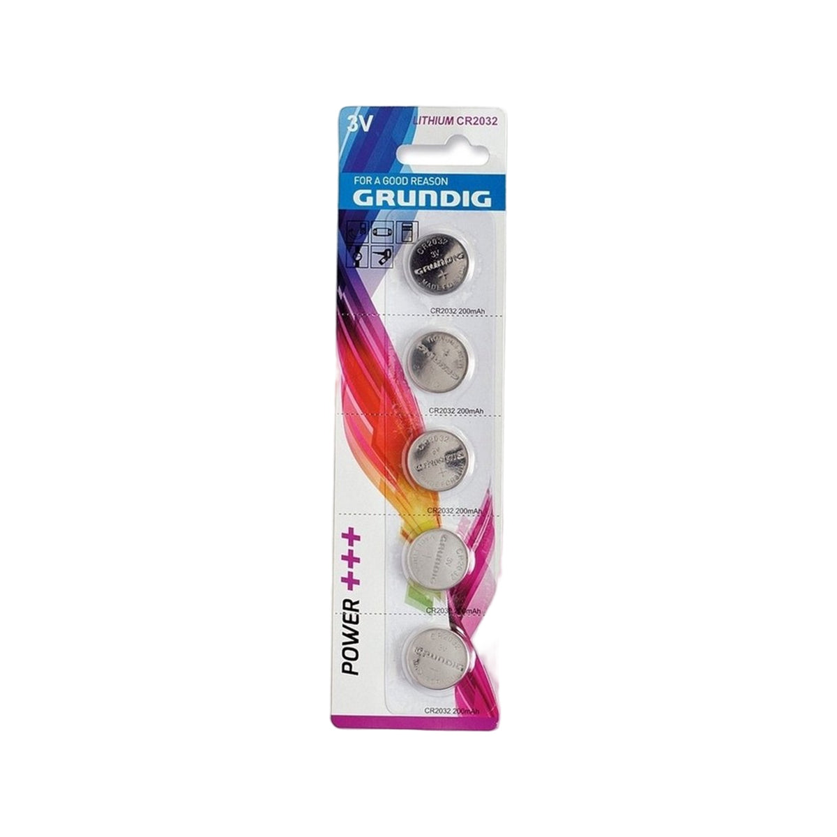 Grundig Knoopcel 5Pcs Cr2032