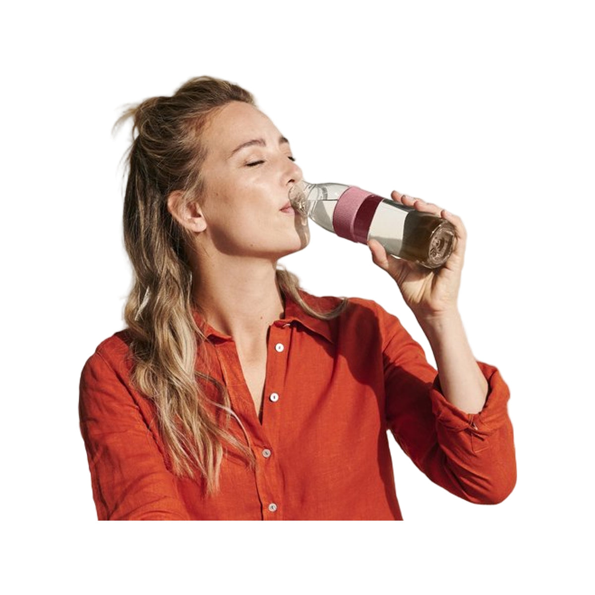 Mepal Waterfles Ellipse 500 ml - wit