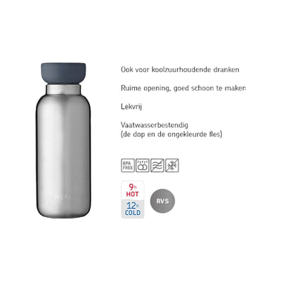 isoleerfles ellipse 350 ml - nordic green