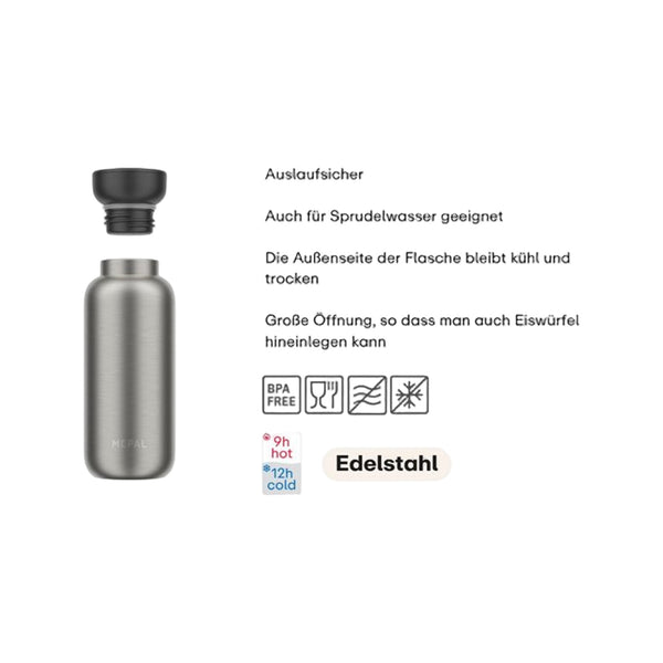 isoleerfles ellipse 350 ml - nordic green