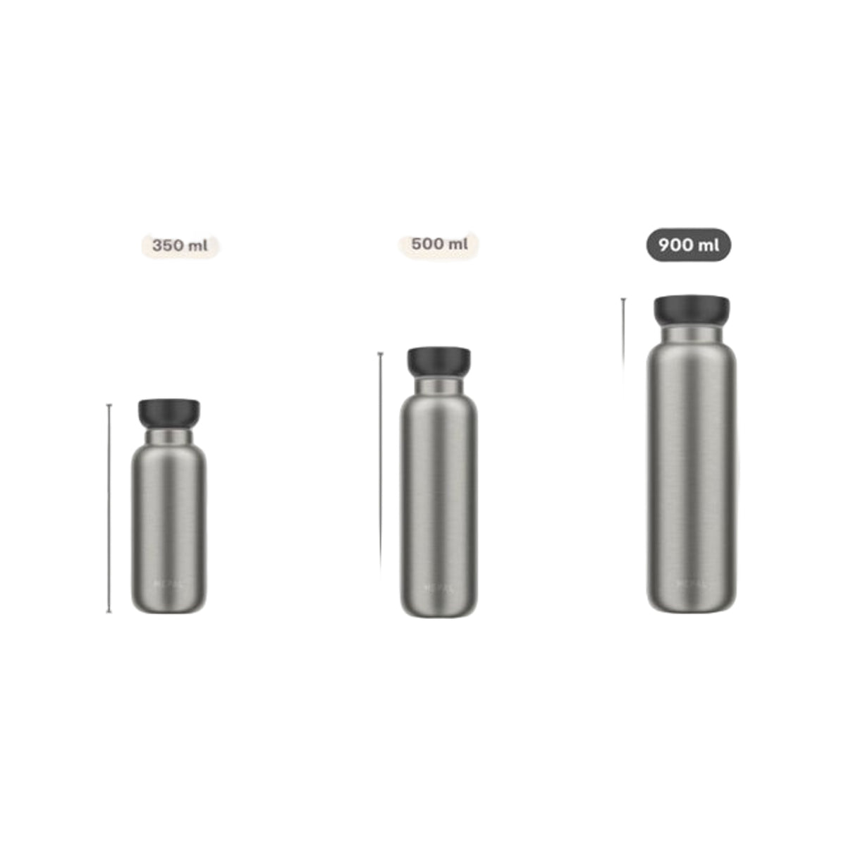 Mepal isoleerfles ellipse 900 ml - nordic pink