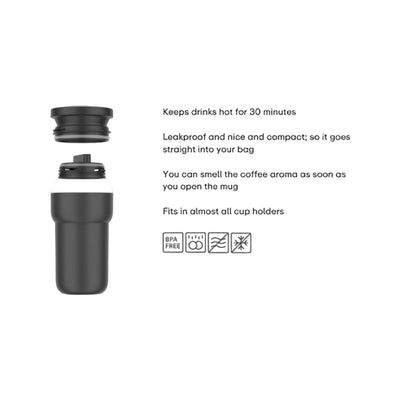 reisbeker ellipse 275 ml - nordic green