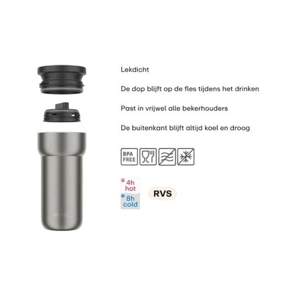 Mepal isoleerbeker ellipse 375 ml - nordic green