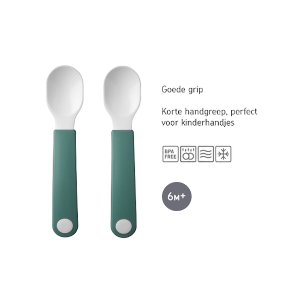 set babyservies mio 3-delig - deep turquoise