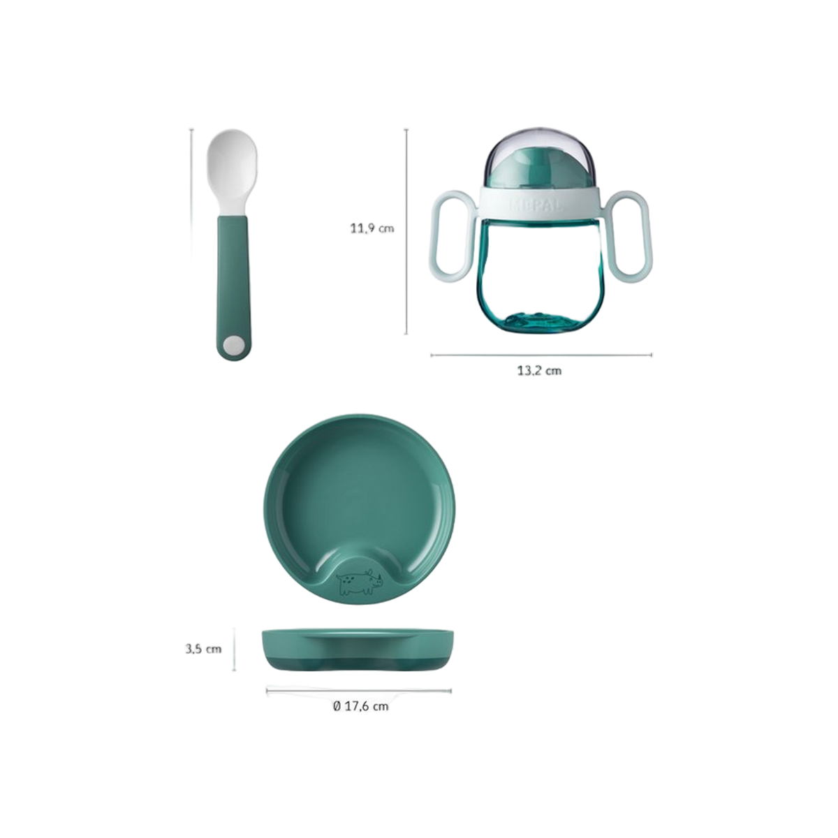 Mepal set babyservies mio 3-delig