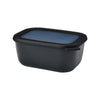 multikom cirqula rechthoekig 1500 ml - nordic black