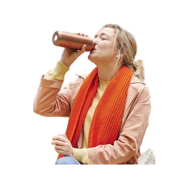 Mepal isoleerfles ellipse 500 ml - rose gold