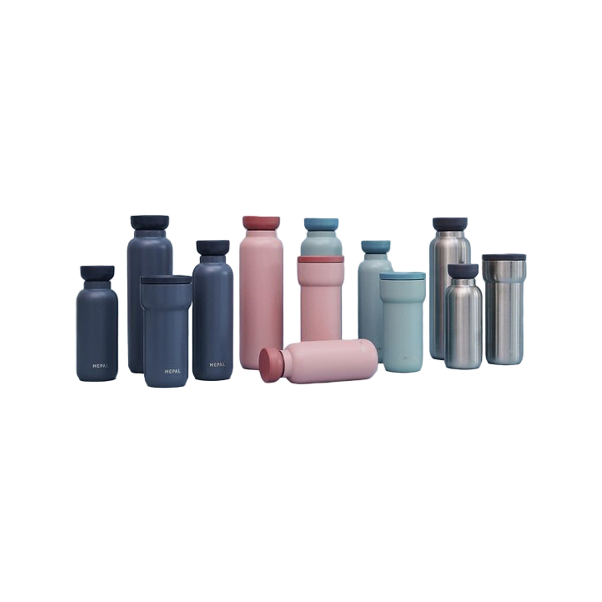 Mepal isoleerfles ellipse 500 ml - rose gold
