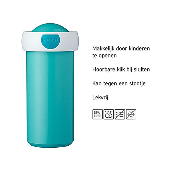 Mepal schoolbeker campus 300 ml - ocean