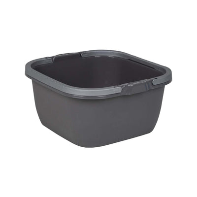 Bo-Camp Wasbak Camping vierkant 13l grij