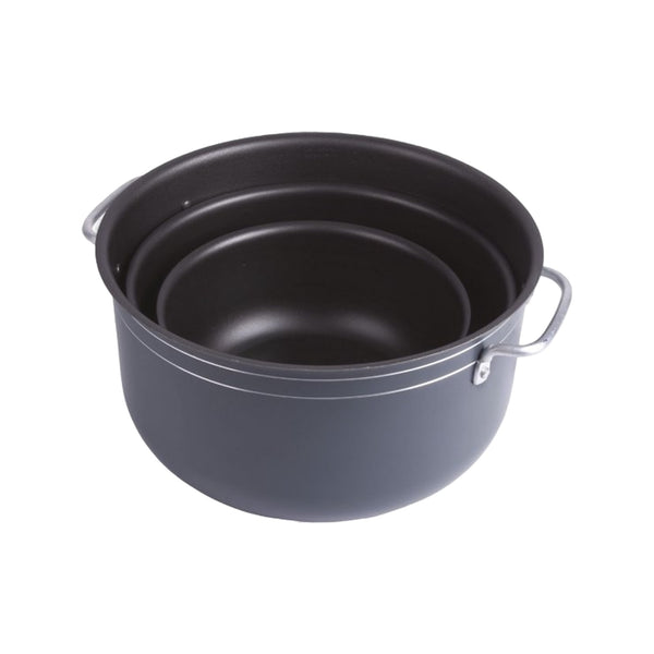 Bo-Camp Pannenset Rondo carbonstaal 3dlg