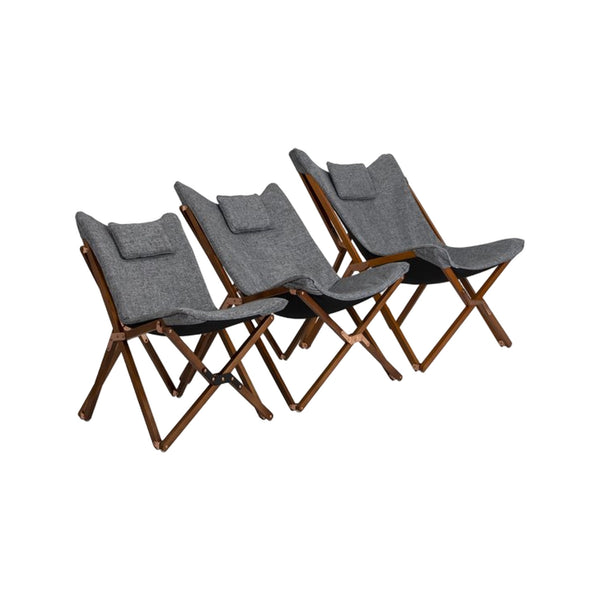 Bo-Camp Uo Relaxstoel Bloomsbury L Grijs