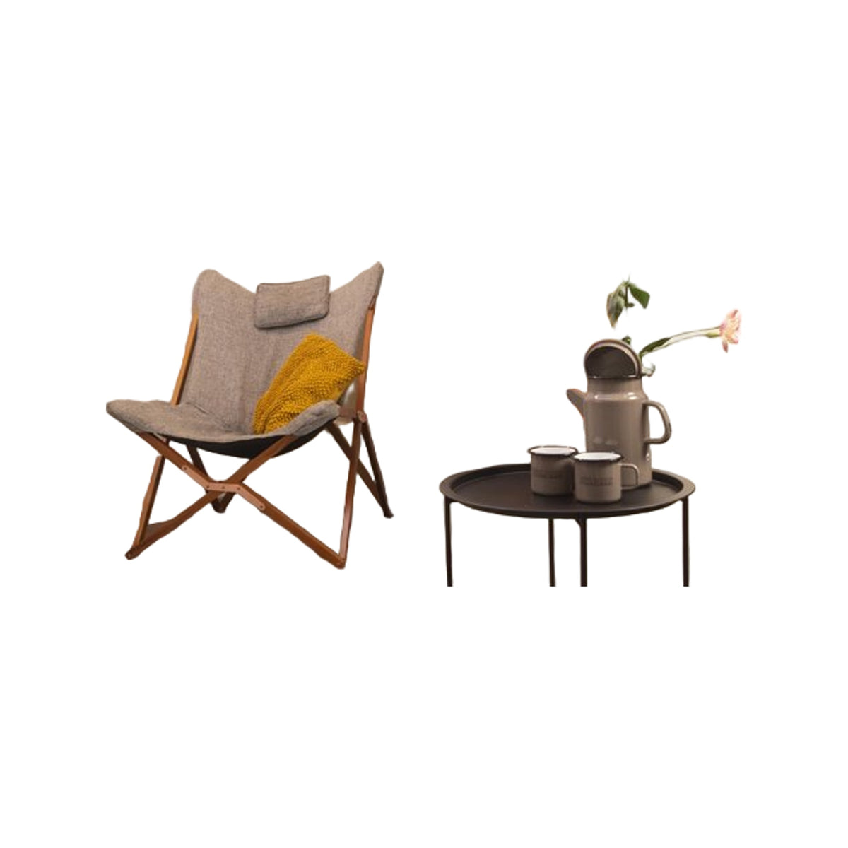 Bo-Camp Uo Relaxstoel Bloomsbury L Grijs