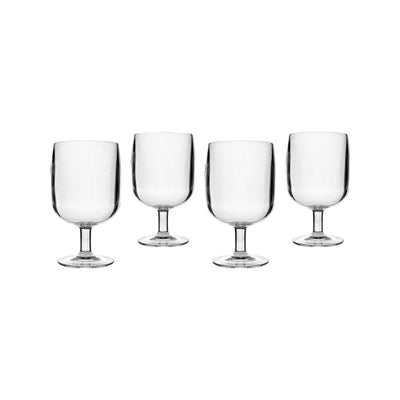 Bo-Camp Wijnglas kunststof nestbaar 4st
